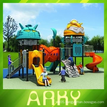 Lovely Kindergarten Outdoor Spiral Slide